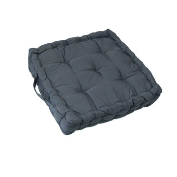 1 Pc Floor Box Cushion Pad 40 x 40+ 8 cm Grey - RnR Galore