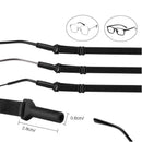 (10 - Pack) Adjustable Anti - Slip Eyeglass Straps - Secure Sports Eyewear Retainer Cord for Men, Women & Kids - RnR Galore
