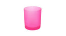 10 Pack Pink Frosted Glass Votive Tealight Candle Holders House Party Centerpiece Xmas Wedding Decor Glass Candlestick Party Decorations Bridal Valentines Event - RnR Galore