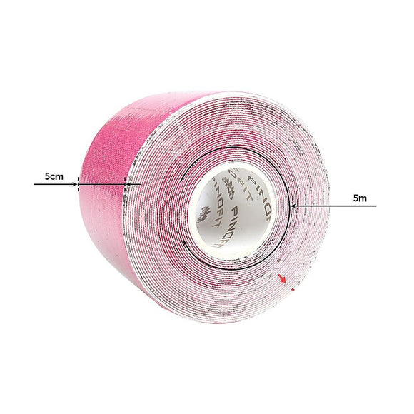 10 Rolls Muscle & Injury Kinesiology Sports Tape 5m x 5cm – Waterproof Support - RnR Galore