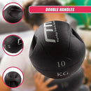 10kg Double - Handled Rubber Medicine Core Ball - RnR Galore