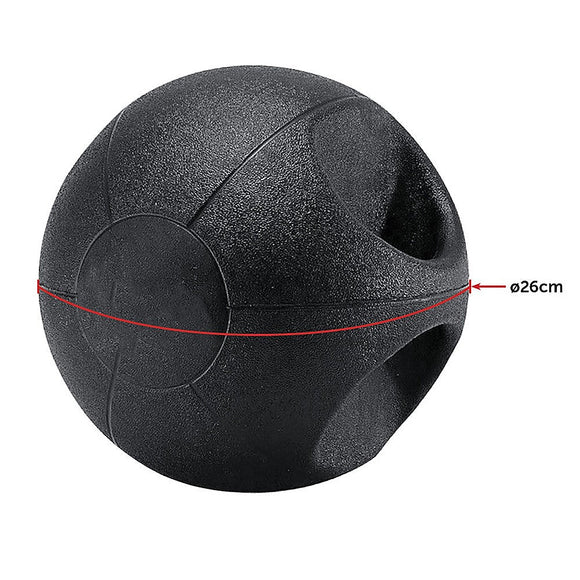 10kg Double - Handled Rubber Medicine Core Ball - RnR Galore