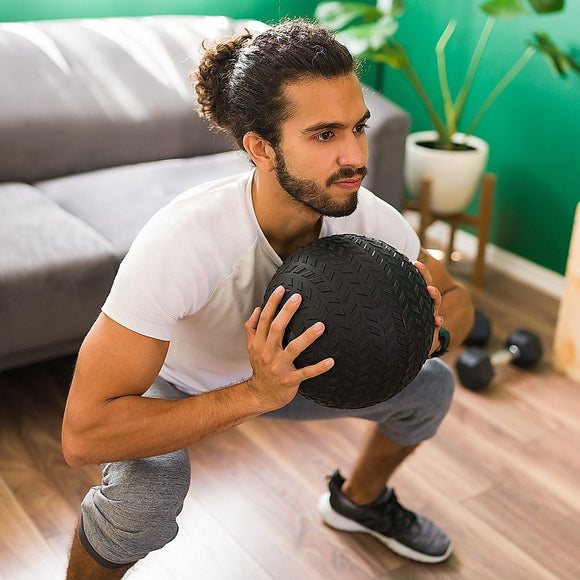 10kg Tyre Thread Slam Ball Dead Ball Medicine Ball for Gym Fitness - RnR Galore