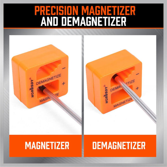 10Pcs Magnetic Screwdriver Set Phillips Slotted Magnetizer Non - Slip Handle Tool - RnR Galore
