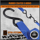 10Pcs Ratchet Tie Down Straps 997KG 4.5M Trucks Trailer Strap ‎Stainless Steel - RnR Galore