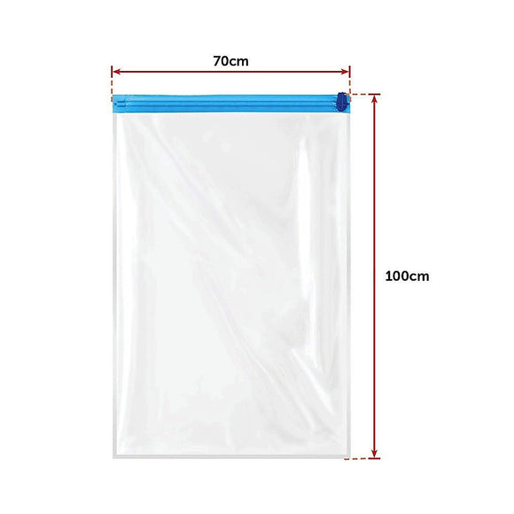 10X Jumbo Vacuum Storage Bags – Space Saver Seal Bags for Clothes, Bedding, Blankets & Travel Organisation - RnR Galore