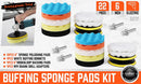 11Pcs 6" Buffing Waxing Polishing Pads Sponge Pad Set For Car Polisher Drill - RnR Galore