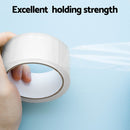 12 Rolls Packing Packaging Tape Sticky Clear Sealing Tapes Transparent 48mmx75m - RnR Galore