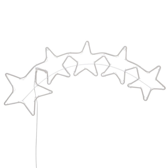 1.25M Christmas Lights Motif 560 LED Rope Light Outdoor Decoration Jingle Jollys - RnR Galore