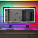 1400x700mm LED Bathroom Mirror Anti - fog Illuminated - RnR Galore