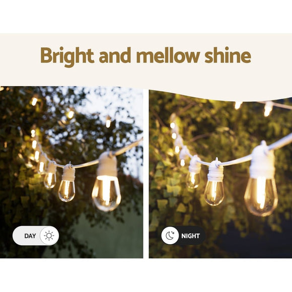 14M LED Festoon Light Outdoor String Light Christmas Wedding Party Decorations - RnR Galore