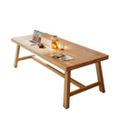 1.4M Solid Wood Dining Table Square Dining Table Dining Table Kitchen Furniture - RnR Galore