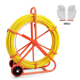 150M×8MM Fish Tape Puller Fiberglass Wire Cable Running Duct Rodder Heavy Duty - RnR Galore