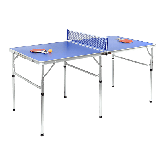 152cm Portable Tennis Table, Folding Ping Pong Table Game Set - RnR Galore