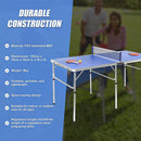 152cm Portable Tennis Table, Folding Ping Pong Table Game Set - RnR Galore