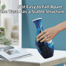 160 PCS Blue and White Porcelain 3D Puzzle Vase - DIY Interlocking Flower Vase Kit, Home Decorative and Toy Gift for Women - RnR Galore