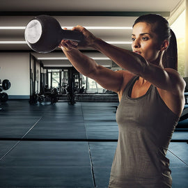 16kg Concrete Kettlebell Weight for Strength Training Home Gym - RnR Galore