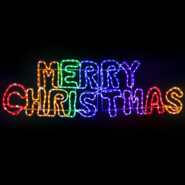 1.6M Christmas Lights Motif 360 LED Rope Light Outdoor Decoration Jingle Jollys - RnR Galore
