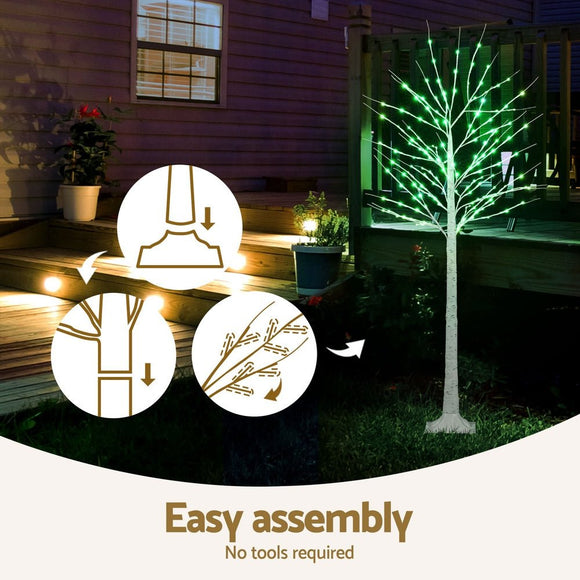 1.7M Christmas Tree 120 RGB LED Lights Jingle Jollys - RnR Galore