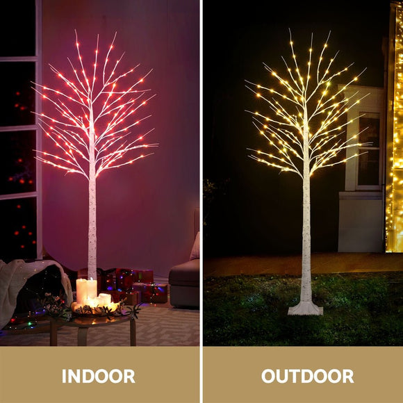1.7M Christmas Tree 120 RGB LED Lights Jingle Jollys - RnR Galore