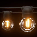 17m Solar Festoon Lights Outdoor LED String Light Christmas Wedding Decor 2 Pack - RnR Galore