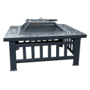 18" Square Metal Fire Pit Outdoor Heater - RnR Galore