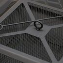 18" Square Metal Fire Pit Outdoor Heater - RnR Galore