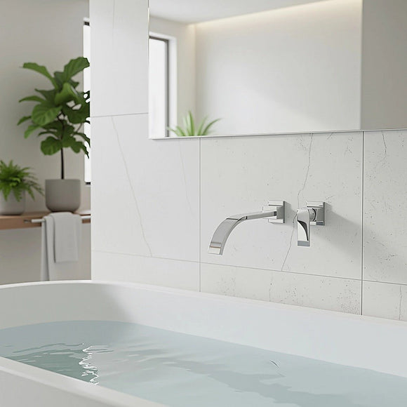 180mm Bath Spout Polished Chrome Finish - RnR Galore