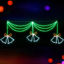 1.8M Christmas Lights 288 LED Bell Motif Light Decorations Jingle Jollys - RnR Galore
