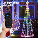 1.8M Christmas Tree 265 LED RGB Fairy Lights Jingle Jollys - RnR Galore
