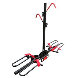 2 Bicycle Bike Rack Rear Car Carrier 2" Hitch Mount Platform Foldable - RnR Galore