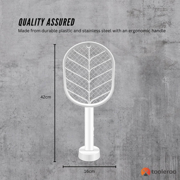 2 in 1 Rechargeable Mosquito Swatter - Electronic Fly Insect Bug Zapper Racket - RnR Galore