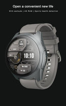 2 - in - 1 Smartwatch /Earphones & Charging Dock | 4GB MP3, Health Tracker | Titanium Grey | World’s First Patented - RnR Galore