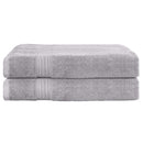2 Pack Bath Sheets Set Cotton Extra Large Towel Grey - RnR Galore