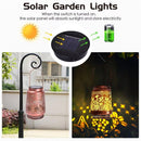 2 - Pack Decorative Solar Hummingbird Lantern(11x11x17CM) - Waterproof Hanging Iron Art Outdoor Projection Light for Garden and Patio (Up to 12 Hrs Illumination) - RnR Galore