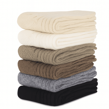 2 Pairs WOOL BLEND SOCKS Ladies Womens Thick Soft Work Thermal Warm Winter - 2 - 8 - RnR Galore