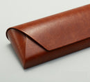 2 Pcs ( 1 Brown + 1 Black ) Vintage Style PU Leather Eyewear Case - Protective Hard Shell with Soft Lining - RnR Galore