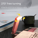 2 Pcs Black USB Rechargeable Clip - on LED Book Light - 3 Color Modes & Dimmable Brightness for Eye - Caring Reading - RnR Galore