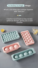 2 PCS Large Diamond Ice Cube Trays with Lids 4 Cavity Geometric Sphere Ice Ball Maker Mould Stackable Hard Plastic for Whiskey Cocktails Blue - RnR Galore