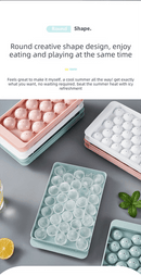 2 PCS Large Diamond Ice Cube Trays with Lids 4 Cavity Geometric Sphere Ice Ball Maker Mould Stackable Hard Plastic for Whiskey Cocktails Pink - RnR Galore