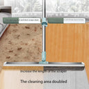 2 PCS Multi - Surface Silicone Squeegee Broom - Extendable & 180 degree Rotatable for Wet/Dry Cleaning(50cm) - RnR Galore