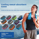 2 - PCS pink Instant Cooling Towel with EVA Case 30x90cm Breathable Ice Silk Sports Towel Quick Dry for Gym Yoga and Outdoor Workouts - RnR Galore