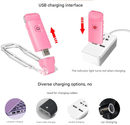 2 Pcs Pink USB Rechargeable Clip - on LED Book Light - 3 Color Modes & Dimmable Brightness for Eye - Caring Reading - RnR Galore