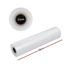 2 Rolls Food Vacuum Sealer Bags Storage Saver Heat Sealing Bag Pack 28CMX6M - RnR Galore