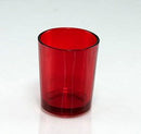20 Pack Red Glass Votive Tealight Candle Holders House Party Centerpiece Xmas Wedding Decor Glass Candlestick Party Decorations Bridal Valentines Event - RnR Galore