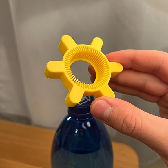 20 - Pack Yellow Easy Twist Bottle Cap Opener - Ergonomic Grip for Soda & Drinks - RnR Galore