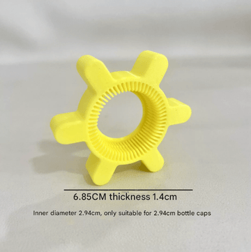 20 - Pack Yellow Easy Twist Bottle Cap Opener - Ergonomic Grip for Soda & Drinks - RnR Galore