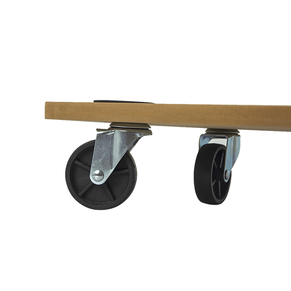200kg Heavy Duty Hand Dolly Furniture Wooden Trolley Cart Moving Platform Mover - RnR Galore