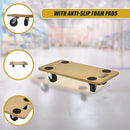 200kg Heavy Duty Hand Dolly Furniture Wooden Trolley Cart Moving Platform Mover - RnR Galore