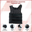 20Kg Adjustable Weighted Training Vest - RnR Galore